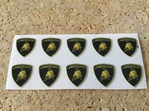  Lamborghini Mini sticker 10 pieces set 