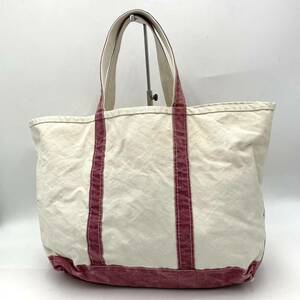 A☆ 大容量!! '米国製' REMI RELIEF/レミレリーフ別注 L.L.Bean エルエルビーン BOAT AND TOTE キャンバス生地 トートバッグ 手提げ カバン