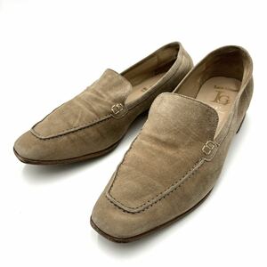 S * Italy made ' feeling of luxury overflow ' Luca Grossi LUKA g Rossi original leather suede leather leather shoes Loafer women's shoes moccasin slip-on shoes EU37 23.5cm