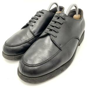 B☆ 高級ラグジュアリー靴 '日本製' COMME des GARCONS HOMME コムデギャルソン 革靴 レースアップ ドレスシューズ ビジネス 23.5cm 紳士靴