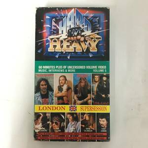 BT1/15 VHS HARD & HEAVY Faster Pussycat Aerosmith Bon Joivi Great White VIXEN ビデオ〇