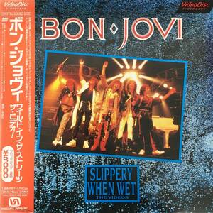 BT2/19 BON JOVI ボン・ジョヴィ / SLIPPERY WHEN WET ワイルド・イン・ザ・ストリーツ 帯付き V■