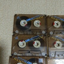 ジャンク　AXIA　使用済み　カセットテープ　PS-ⅰS 1s 54 50 46　計8本　アクシア　当時物　昭和レトロ　ノーマルポジション_画像2