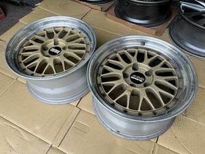 BBS LM073 17インチ 9J +20 ET20 5H PCD114.3 5穴 ゴールド 廃盤 希少 スカイライン GTR 等に 2本のみ