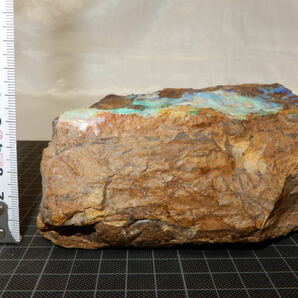 天然ボルダーオパール 原石 重さ1360g 13㎝ 12㎝ 6㎝ 天然石 天然オパールの画像10