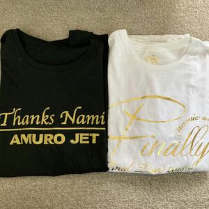 安室奈美恵　Tシャツ　セット売り　Lサイズ　finally ファイナリー　final tour ファイナルツアー　アムロジェット　