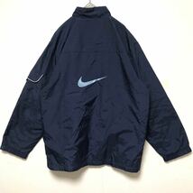 90s 00s　NIKE　ナイキ　ナイロンジャケット　ジャンパー　メンズ　　バックプリント　ネイビー　_画像6