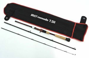 ●Fishman BRIST comodo 7.5H フィッシュマン ブリスト コモド ロッド シーバス ベイトリール 竿袋付