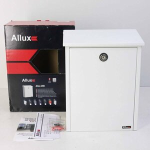 未使用品！Allux アルックス 200H PUBRIC パブリックシリーズ ポスト 白 ホワイト 鍵付 北欧デンマークデザイン 郵便受け おしゃれ★728v16