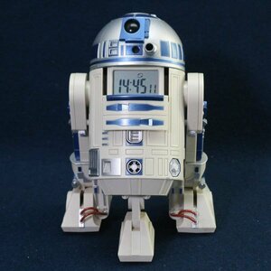 STAR WARS スターウォーズ R2D2 目覚まし時計 アクション・アラーム・クロック 音声・アクション付き リズム時計◆735f03