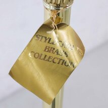 USA製 STYLE CRAFT BRASS COLLECTION 真鍮製 フロアライト ランプ 照明 ゴールド色 クラシック アンティーク調 ホテル仕様□744h11_画像7