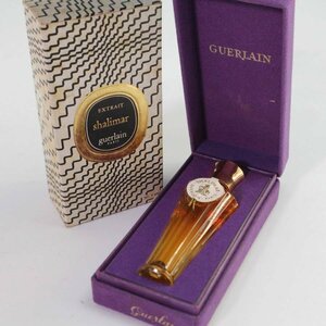 未使用品！GUERLAIN ゲラン EXTRAIT shalimar シャリマー 香水 7.5ml 箱付き◆746f21