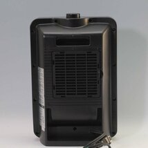 美品！山善 セラミックファンヒーター HF-J122 17年製 説明書付き 温度調節機能付き 速暖タイプ ホワイト 脱衣所 トイレ ◆739f21_画像3