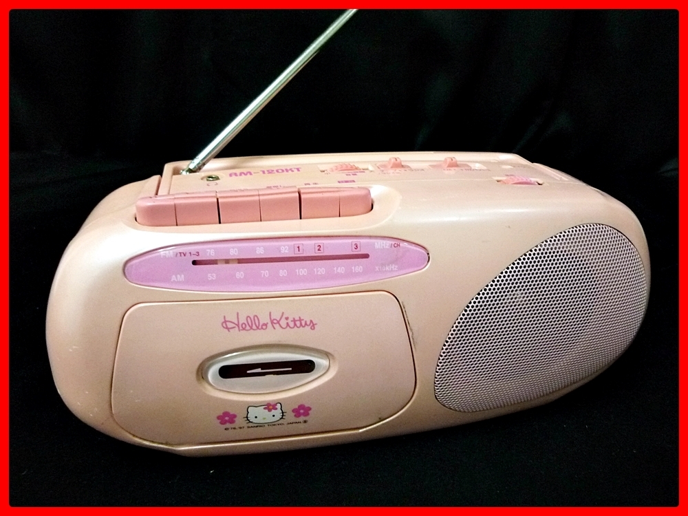 品揃え豊富で RM-120KT キティーちゃん ラジカセ ハローキティ