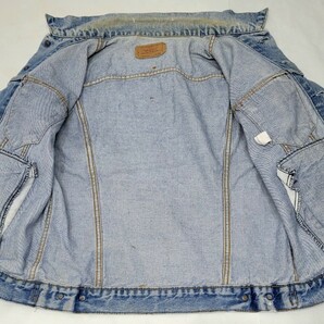 ～80s USA製 Levi's 71506 0215 デニムジャケット 46L XXL 2XL サイドポケット付 80年代 アメリカ製 ビンテージ リーバイス / 70506の画像3