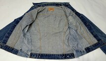 良好 70s USA製 levi's 70505 40 ～42 程度 L XL ケアタグ 70年代 アメリカ製 濃紺 デニムジャケット ビンテージ リーバイス ビンテージ_画像3