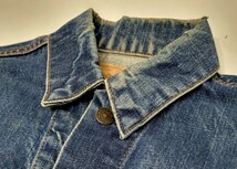 良好 70s USA製 levi's 70505 40 ～42 程度 L XL ケアタグ 70年代 アメリカ製 濃紺 デニムジャケット ビンテージ リーバイス ビンテージ_画像8