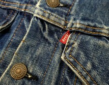 良好 70s USA製 levi's 70505 40 ～42 程度 L XL ケアタグ 70年代 アメリカ製 濃紺 デニムジャケット ビンテージ リーバイス ビンテージ_画像7