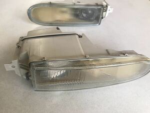 PORSCHEポルシェ911　993カレラ　純正品　ハロゲン　フォグランプ　左右セット993 631 081 00 993 631 082 00 難あり