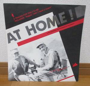 FRANK HANNAWAY & MICHAEL BARCLAY「AT HOME」 ビニールバッグ付き 1981年Pop Aural 12EP ゆらゆら帝国 white heaven 石原洋 サバービア