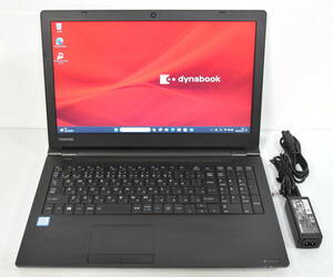 美品 ☆ Dynabook B65/J Core i5-8350U 1.7(3.6)GHz/SSD 256GB/15.6W/無線/Bluetooth/DVD/Webカメラ/Office 2021/最新W11&リカバリ ☆1227