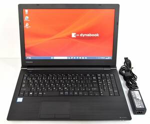 美品 ☆Dynabook B65/DN Ci5-8250U 1.6(3.4)GHz 8CPU/SSD 256GB/8GB/15.6W/無線/Bluetooth/Sマルチ/Office 2021/最新W11 & リカバリ ☆1205