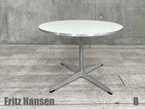 B)Fritz Hansen/フリッツハンセン■A222　CIRCULAR Coffee table / コーヒーテーブル■ラウンド型■北欧☆