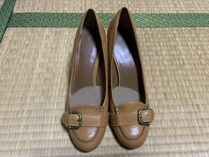 Choako Bijin Com Saddemode Pumps Brown M Size около 23 см