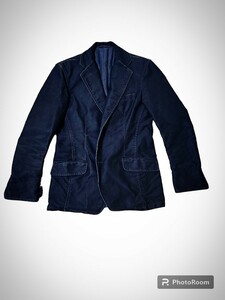 トゥモローランド　ジャケット　サイズL　カラーブラック　裏地厚い　襟裏革　