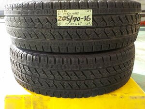 5) 6694c ブリヂストン ブリザック Ｗ９７９ 205/70R16 111/109L LT ２本 2022年製