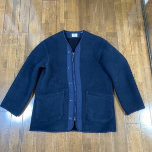 ユニクロ Engineered Garments ノーカラーフリースジャケット