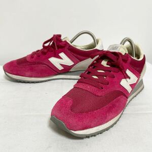 和129★ newbalance 620 ニューバランス カジュアルスニーカー シューズ 24.5 レディース レッド