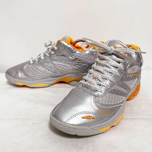 和134★ AVIA M.F.S アヴィア フィットネスシューズ スポーツ 24.5 レディース シルバー オレンジ