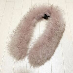  peace 142*② SAGA furs SaGa fur fox fur shawl tippet Japanese clothes lady's smoky pink 