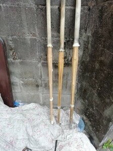  bamboo sword used 5ps.@2000 jpy 