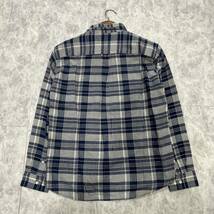 KK @ アウトドア '着心地抜群' THE NORTH FACE ノースフェイス QD Linen Check 長袖 リネン混 ボタンシャツ M 紳士服 トップス NR11404_画像3