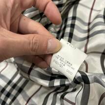 1円~ ＊ 日本製 '高級紳士服' BURBERRY BLACK LABEL バーバリー 裏地 ノバチェック 高品質 ナイロン トレンチコート M メンズ アウター_画像7