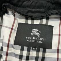 1円~ ＊ 日本製 '高級紳士服' BURBERRY BLACK LABEL バーバリー 裏地 ノバチェック 高品質 ナイロン トレンチコート M メンズ アウター_画像6