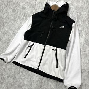 1円~ ＊ アウトドア '人気モデル' THE NORTH FACE ノースフェイス 異素材切り替え フリース ジップアップ パーカー M メンズ アウター