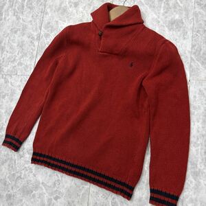 D ＊ 国内正規品 '人気 ポニー刺繍' POLO by RALPH LAUREN ポロラルフローレン COTTON ニット セーター sizeL (14-16) キッズ トップス