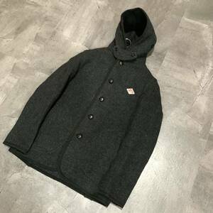 YY ▼ 都会のカジュアルウェア '日本製' Danton Vetements de Travail ダントン jd-8458 wom ウールモッサ シングルフードジャケット 36