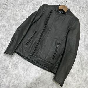 J @ 極上レザー使用 '日本製'r LA PROVOGAZIONE ETERNA アールリップヴァンウィンクル 本革 子羊革 ジップアップ LEATHER 中綿 ジャケット3