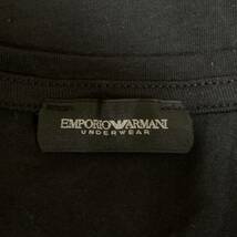 X ▼ 洗練されたデザイン!! '着心地抜群' EMPORIO ARMANI エンポリオアルマーニ ロゴプリント 長袖 カットソー / Tシャツ size:XS トップス_画像6