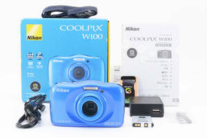 ニコン Nikon COOLPIX W100【元箱付き・付属品多数】 ♯K9001L700300IC