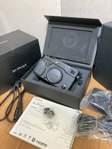 動作品 綺麗　富士フィルム FUJIFILM X-Pro1 ボディ- ミラーレス 眼カメラ 取説 充電器付