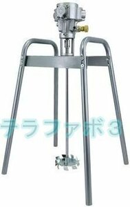 空気圧攪拌機 5ガロン 20～50kg/60Lの材料混合できる 空気圧ミキサー ペイントミキサー エア作動かくはん機 (横式 分散ディスク)