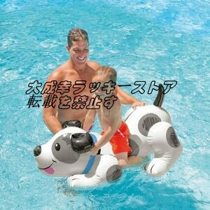 【新入荷】 浮輪 動物 犬 キャラクタープール 子供用 水 遊び ウォーター フロート 遊具 海 エアー マット インテックス INTEX 年賀状 戌年