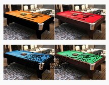2in1 マルチゲームテーブル ビリヤード台 卓球台 室内 子供 大人 店用 8フィート 台布4色_画像6