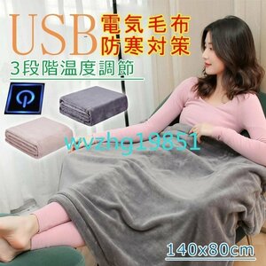  electric USB large size flannel material electric bed blanket 3 -step temperature adjustment warm energy conservation electric rug shoulder .. rug .. bed combined use *2 сolor selection /1 point 