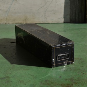 Vintage USA Safe Deposit Box B メタルボックス ケース スチール インダストリアル アメリカ アンティーク ヴィンテージ Y-1955